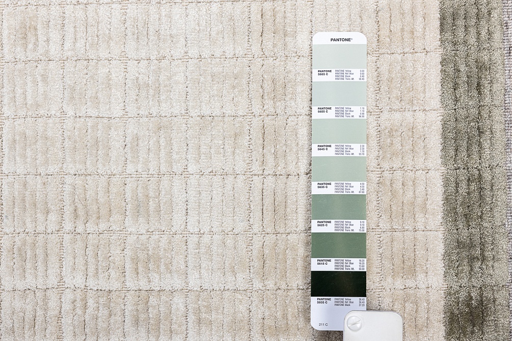 Индийский ковер из арт-шёлка и шерсти «ORITO» KAN01-PALICAN