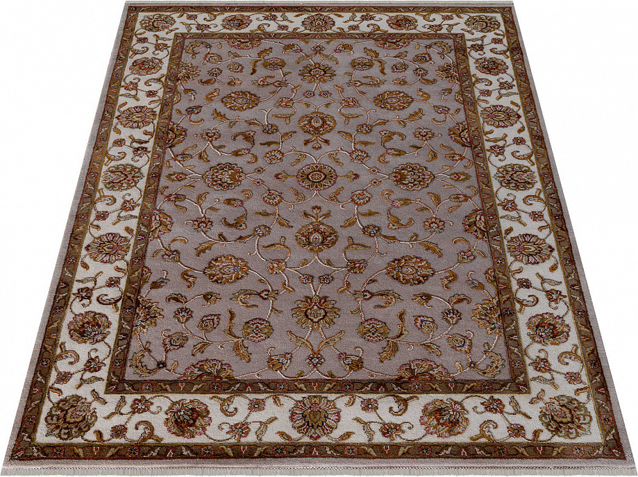 Индийский ковёр из шерсти и шёлка «PLATINUM K.A.» KA102-IVR-IVR