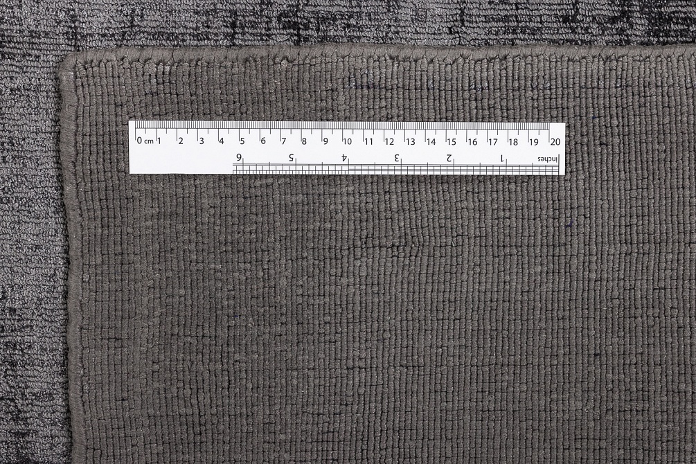 Индийский ковер из арт-шёлка и хлопка «CROSS SPEСIAL» D049-GREY 9