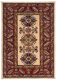 Пакистанский ковер из шерсти «KAZAK CLASSIC» IVR-RED(65X90) 1