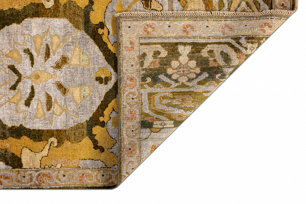 Индийский ковер из шерсти и хлопка «ZIEGLER VINTAGE» CAD7-GREY-MIX(275x280)