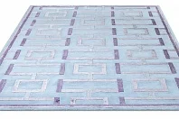 Индийский ковер из шерсти и арт-шёлка «RUSSEL SQUARE» TOPIARY-VIOL 2