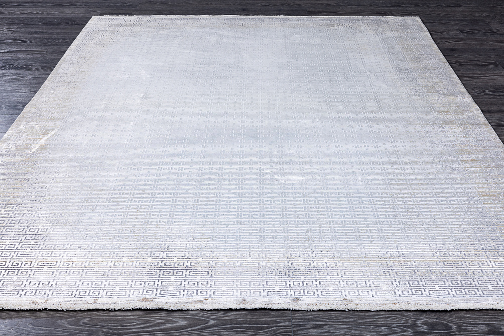 Турецкий ковёр из эвкалиптового шёлка и шёлка «SALVATORE APARTMENT» EH39B-HBGRY-CRE
