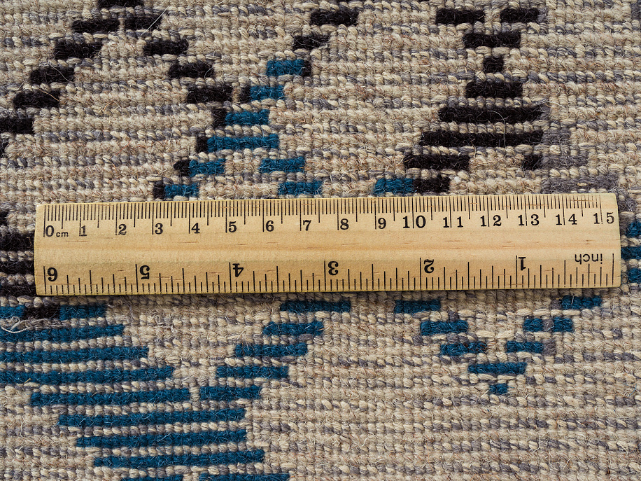 Непальский ковёр из шерсти и шёлка «REVERS» C3282-G901