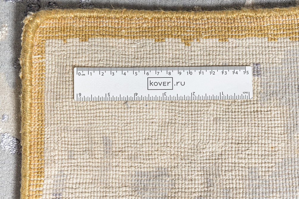Индийский ковёр из шерсти и арт-шёлка «SAN FRANCISCO» GOLD-LINES-1-MLT