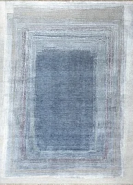 Индийский ковер из шерсти и шёлка «WEST HOLLYWOOD» PJ2961-SILVER 1