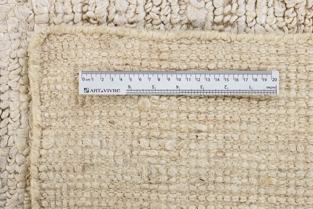 Индийский ковер из джута «JUTE MODERN» 1346-WHITE