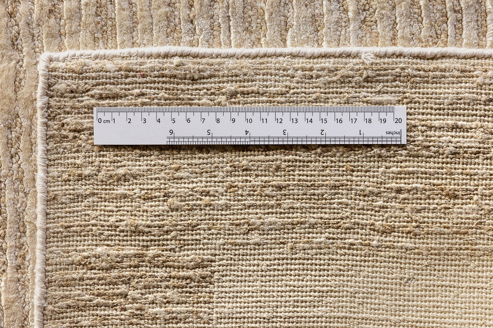 Индийский ковер из шёлка «BLANC DE BLANCS» KE2422-IVORY-BEIGE