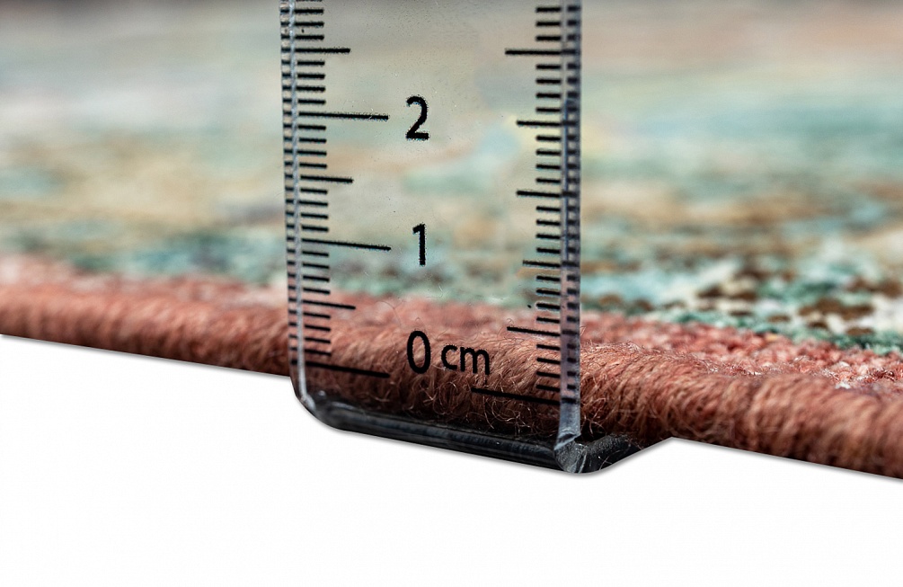 Индийский ковер из шерсти и хлопка «SOMEPLACE IN TIME» EA3006-L.CORAL-S.BLUE 10