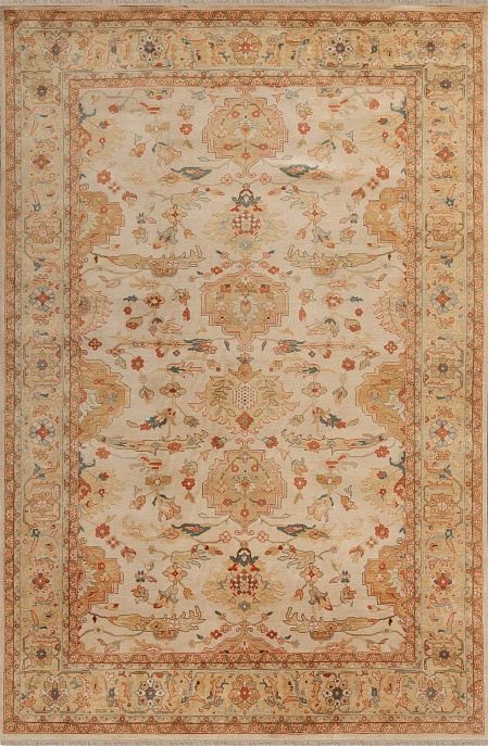 Индийский ковер из шерсти «FIRDAUS» 0105-036-SICKLE-LEAF-SKARLET