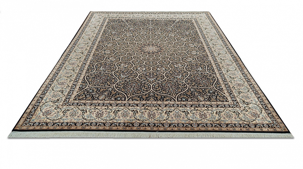 Иранский ковер из шерсти и шёлка «ISFAHAN IR» 14-206-IR