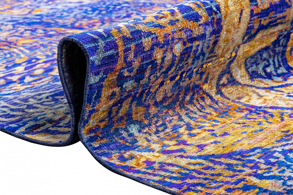 Индийский ковер из шёлка «EBRU SILK» EBR-31