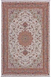 Иранский ковер из шерсти и шёлка «TABRIZ SHIRFAR» 801-3777-IR 1
