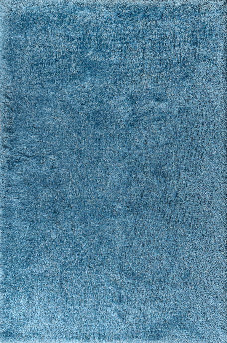 Индийский ковер из полиэстера и хлопка «SHAGGY LUXE» PSR17004-BLUE