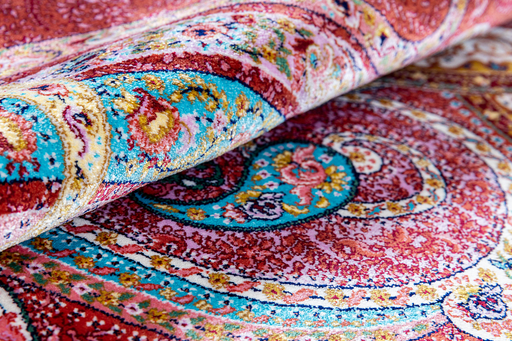 Иранский ковер из шёлка и модала «MASTERPIECE QUM» 015-21-BOTEH MERMAHMEDI