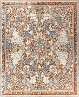 Индийский ковёр из арт-шёлка