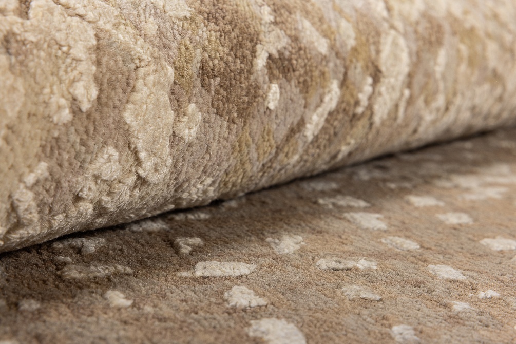 Индийский ковер из шерсти, шёлка и хлопка «HOLLYWOOD ART» CE9454-CHARCOAL