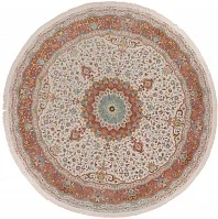 Иранский ковер из шерсти и шёлка «TABRIZ 40» 14-01-IR(Round) 1