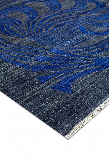 Пакистанский ковер из шерсти «LIBERTY A/B 10/10» 938-CHR-BLU