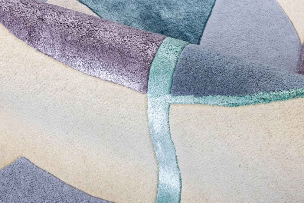 Индийский ковер из шерсти и арт-шёлка «Art de Vivre by DETALI» design Ksenia Skorogod «FREEDOM»