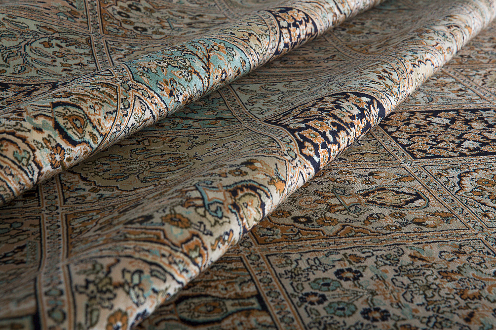 Индийский ковёр из шёлка «KASHMIR SILK 24Х24» ROYAL TAJ (306x418)