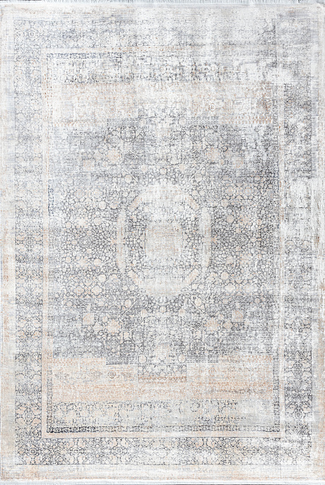 Турецкий ковер из шёлка и бамбукового шёлка «MODERN LUX» 1847-GRI