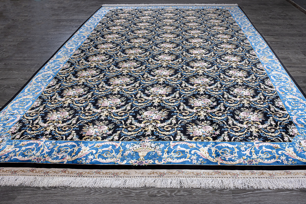 Иранский ковёр из шёлка и модала «MASTERPIECE QUM» 019-22-ARTDECO-NEW YORK
