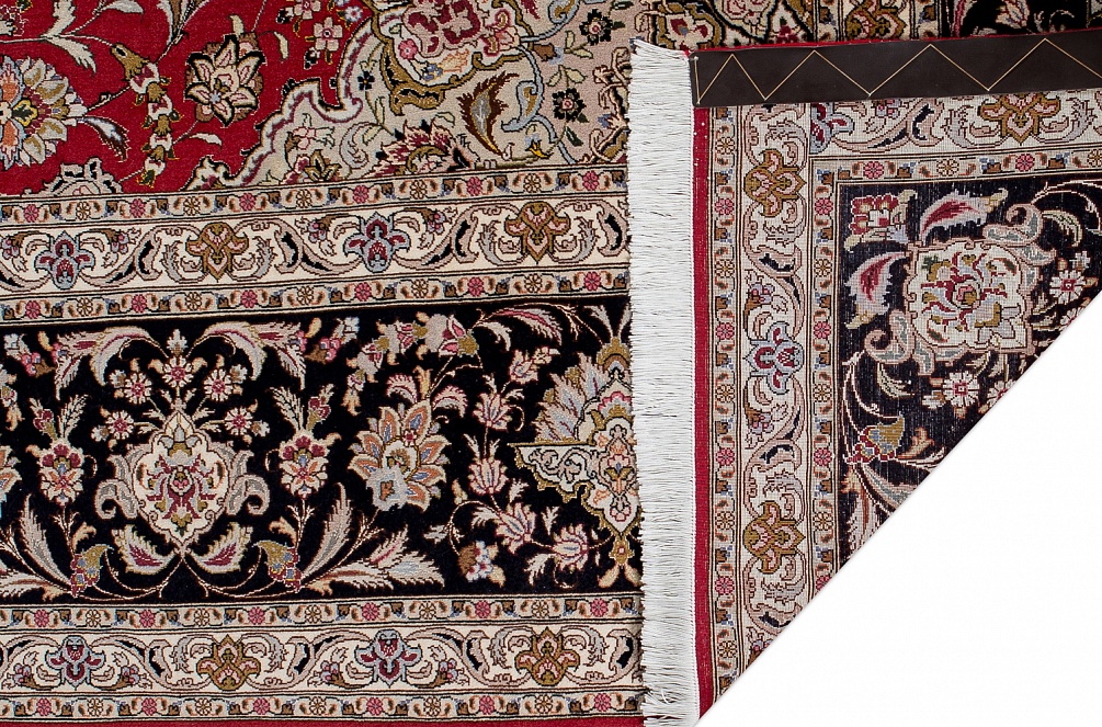Иранский ковер из шерсти и шёлка «TABRIZ-FLORAL» 801-4487-IR 5