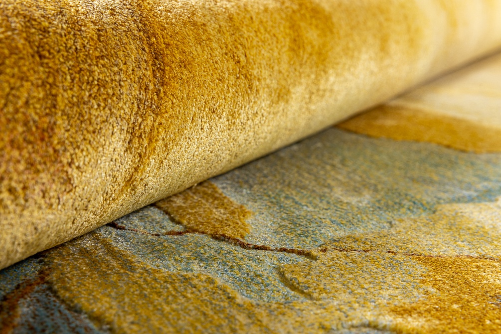 Китайский ковер из шерсти и арт-шёлка «PRISMATIC N» PRS29-GOLD-MLT 5