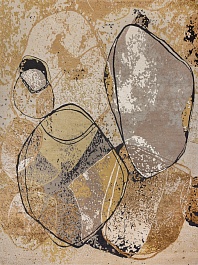 Непальский ковер из шерсти и эвкалиптового шёлка «CERAMICS» CERAMICS01-COL2 1