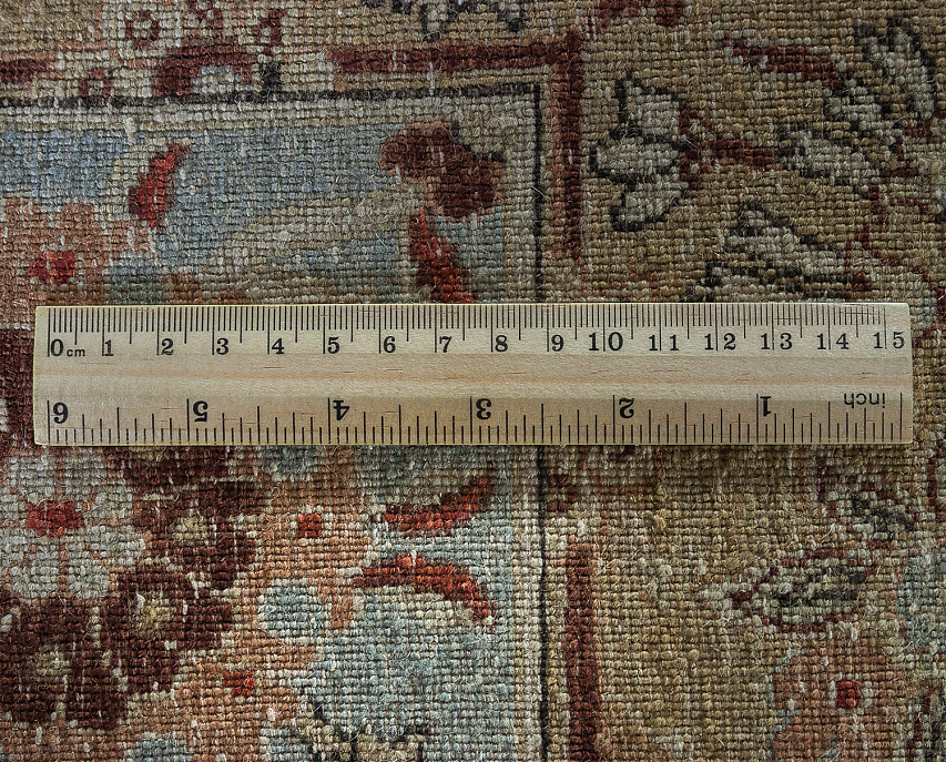 Индийский ковёр из шерсти «MUSEUM AS» 0302043-BLU-BRN
