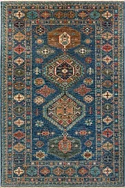 Пакистанский ковер из шерсти «KAZAK ROYAL» 253076-GRAY-GRAY 1