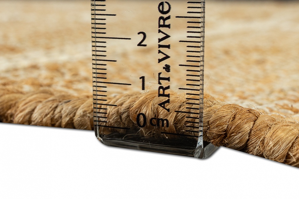 Индийский ковер из джута «JUTE» ZA424-WHITE-NATURAL