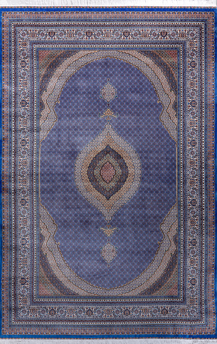 Иранский ковер из шёлка и модала «QUM PERSIAN» 601-BLU