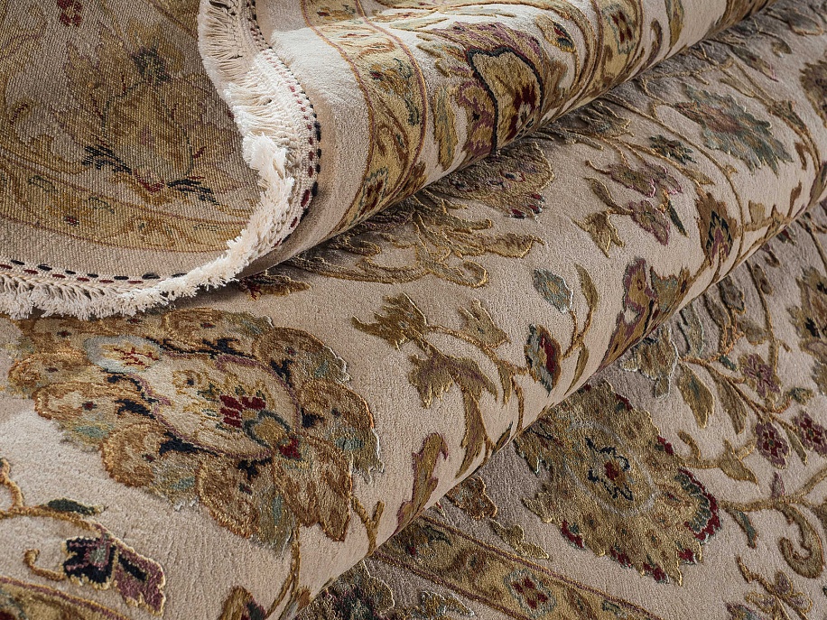 Индийский ковер из шерсти, шёлка и хлопка «AURORA 14/14» QNQ10-MIVR-MIVR 6