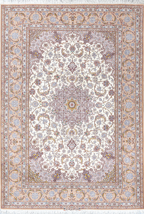Иранский ковер из шерсти и шёлка «ISFAHAN IR» 14-217-IR