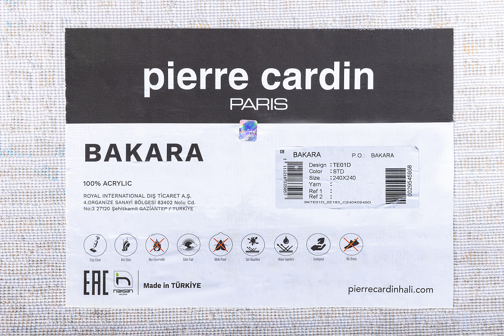 Турецкий ковёр из акрила «Pierre Cardin BAKARA» TE01D(Round)