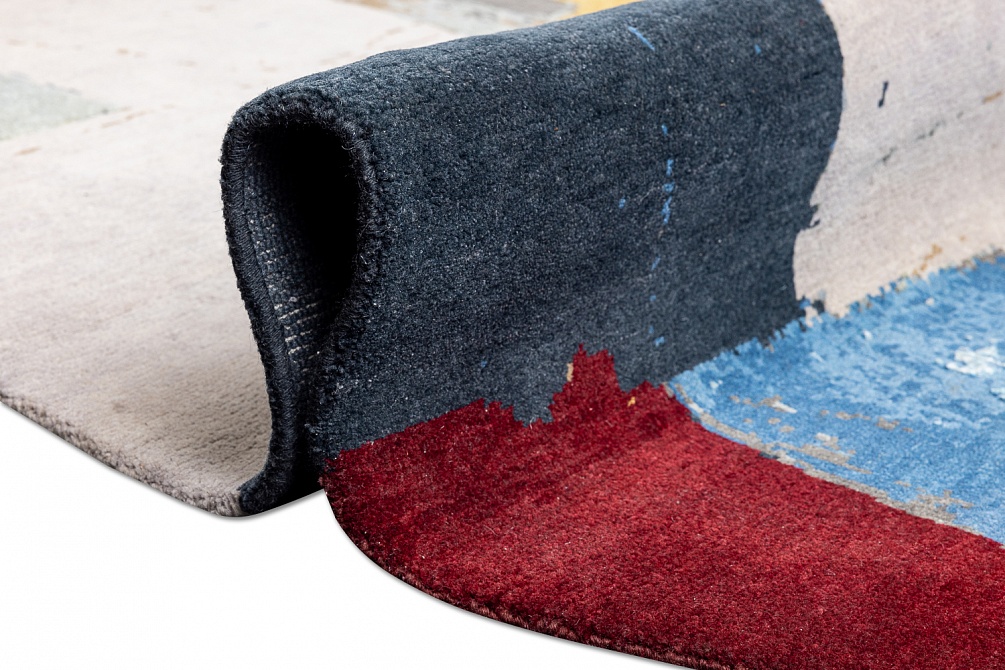 Индийский ковер из шерсти и шёлка «HOLLYWOOD ART» CE6308-MLT(Round)