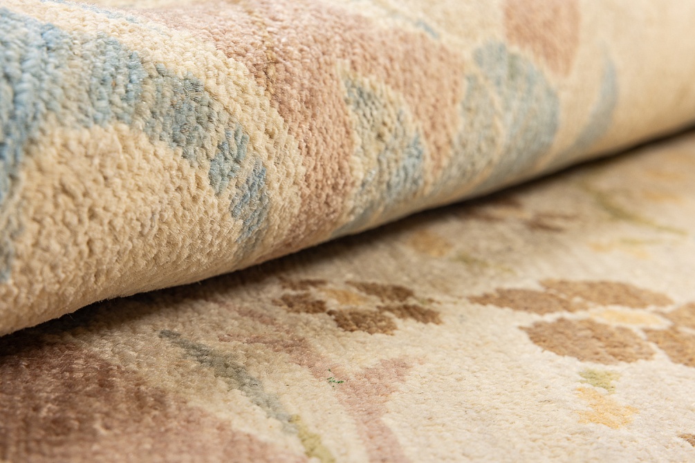 Пакистанский ковер из шерсти «MORRIS A/B 10/10» B40755-SND-PNK