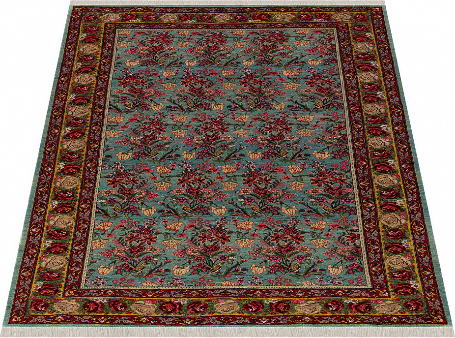 Иранский ковёр из шерсти и шёлка «SENEH» 11-462-IR