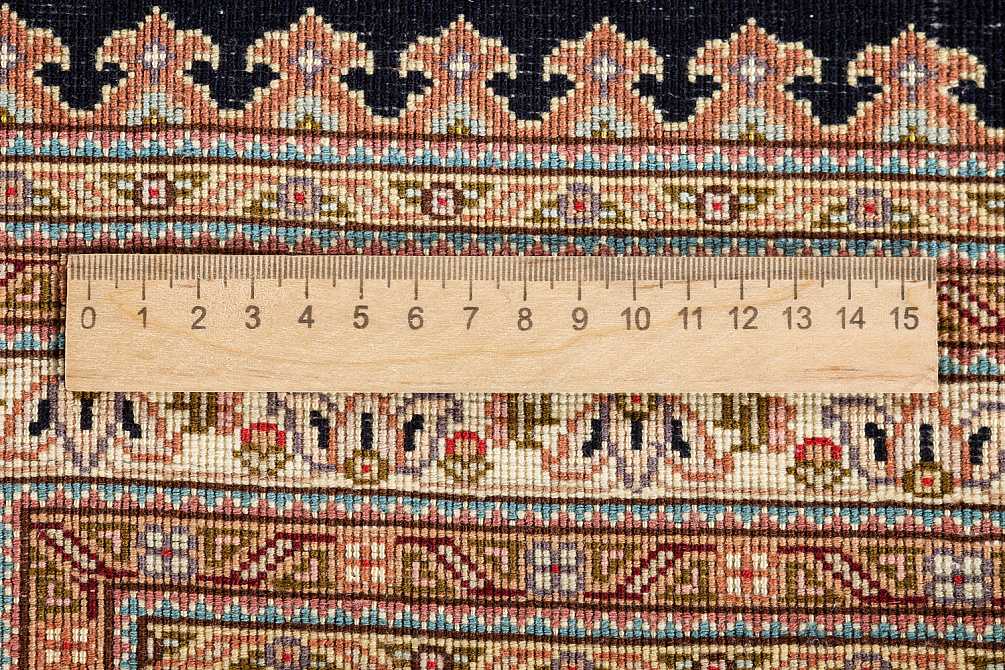 Иранский ковёр из шерсти и шёлка «TABRIZ MAHI» 14-64-IR