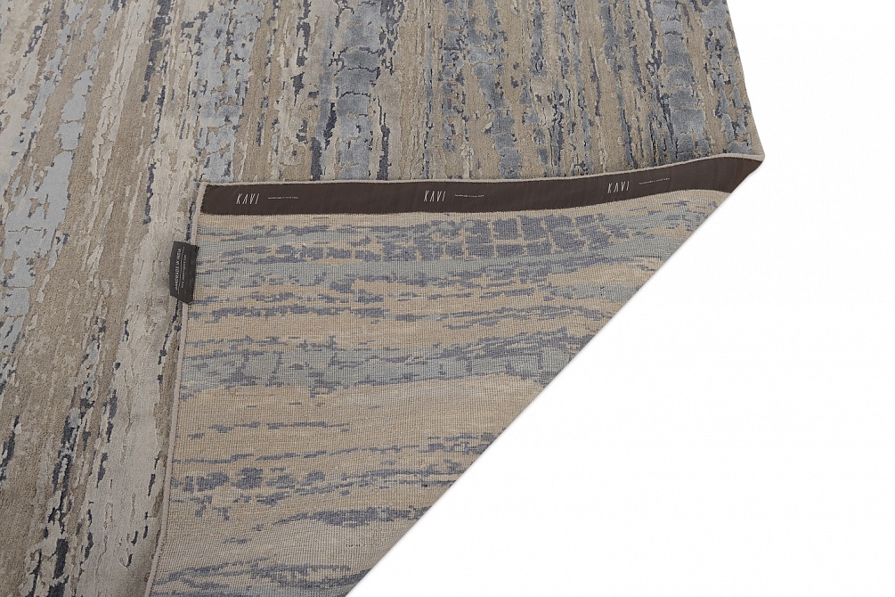 Индийский ковер из шерсти и арт-шёлка «CHAOS THEORY» ESK433-SGRY-CHI