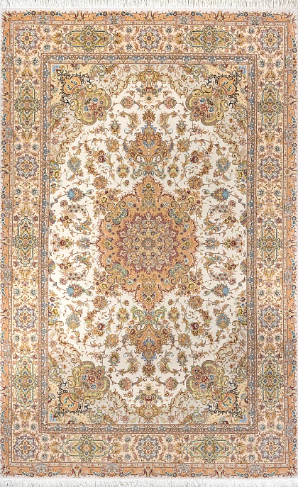 Иранский ковер из шерсти и шёлка «TABRIZ SHIRFAR» 8-107-IR 1