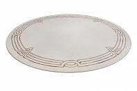 Индийский ковер из шерсти и арт-шёлка «RUSSEL SQUARE» BRAID-COL-3(Round) 2