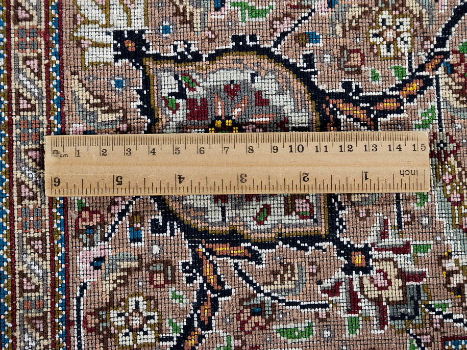 Иранский ковер из шерсти и шёлка «TABRIZ MAHI» 13-170-IR