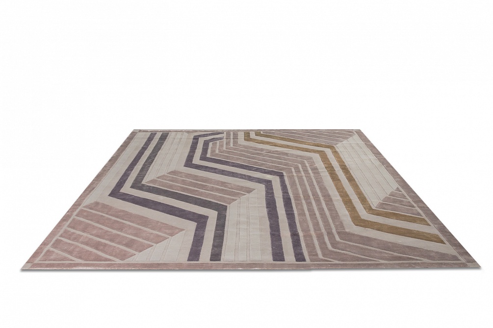 Индийский ковер из шерсти и арт-шёлка «CARTIE COLLECTION» ART DECO-4-MLT 2