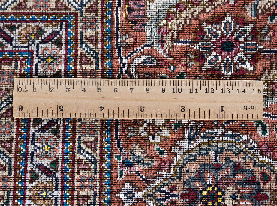 Иранский ковер из шерсти и шёлка «TABRIZ MAHI» 13-59-IR