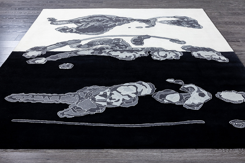 Индийский ковер из шерсти и арт-шёлка «Art de Vivre by DETALI» design Elena Sneg «DANCE»