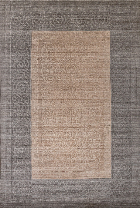 Индийский ковер из шерсти и арт-шёлка «VILLA PALLADIO» 2018150-NATURAL ABRASH LT.BROWN