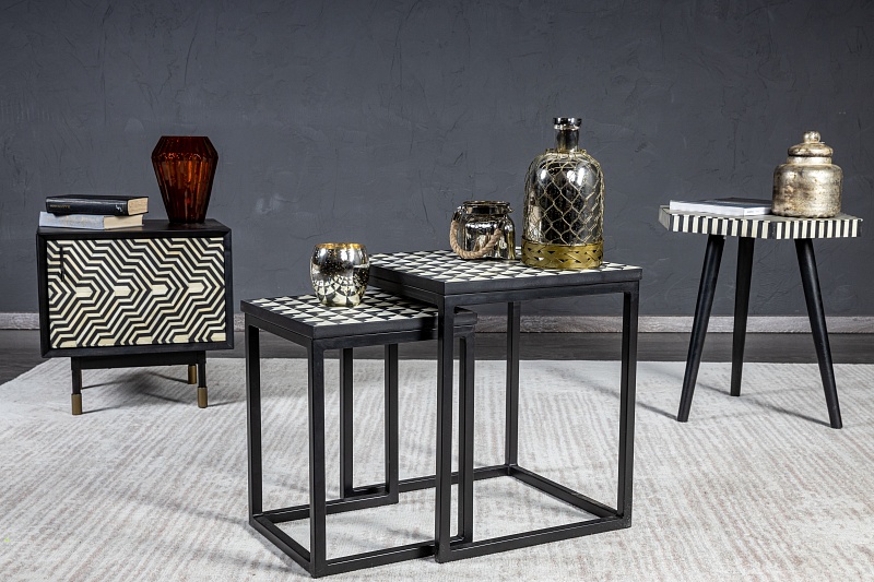 Приставной столик Royal Glossy (набор из 2-х штук)